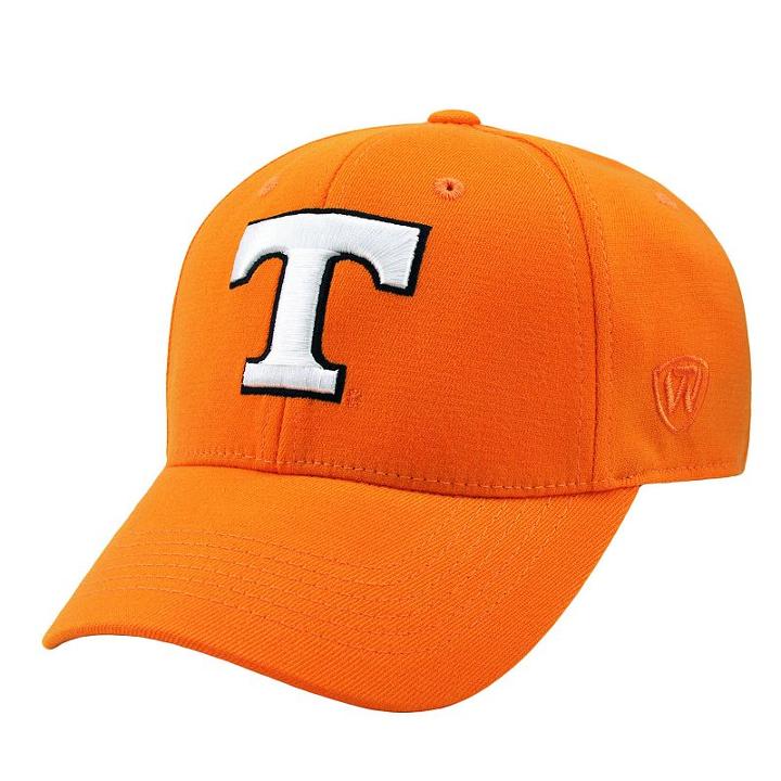 Adult Top Of The World Tennessee Volunteers One-fit Cap, Men's, Lt Orange