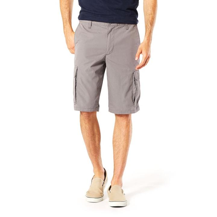 Men's Dockers D3 Classic-fit Standard Washed Cargo Shorts, Size: 40, Grey