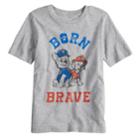 Boys 4-10 Jumping Beans&reg; Paw Patrol Born Brave Chase & Marshall Americana Graphic Tee, Size: 7, Med Grey