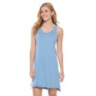 Women's Sonoma Goods For Life&trade; French Terry Tank Dress, Size: Xxl, Dark Blue