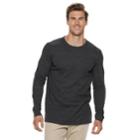Big & Tall Sonoma Goods For Life&trade; Modern-fit Supersoft Thermal Crewneck Tee, Men's, Size: 4xb, Black