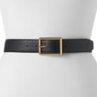 Women's Chaps Reversible Pebbled Belt, Size: Small, Black