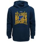 Boys 8-20 Reebok St. Louis Blues Cross Stix Hoodie, Boy's, Size: L(14/16), Blue (navy)