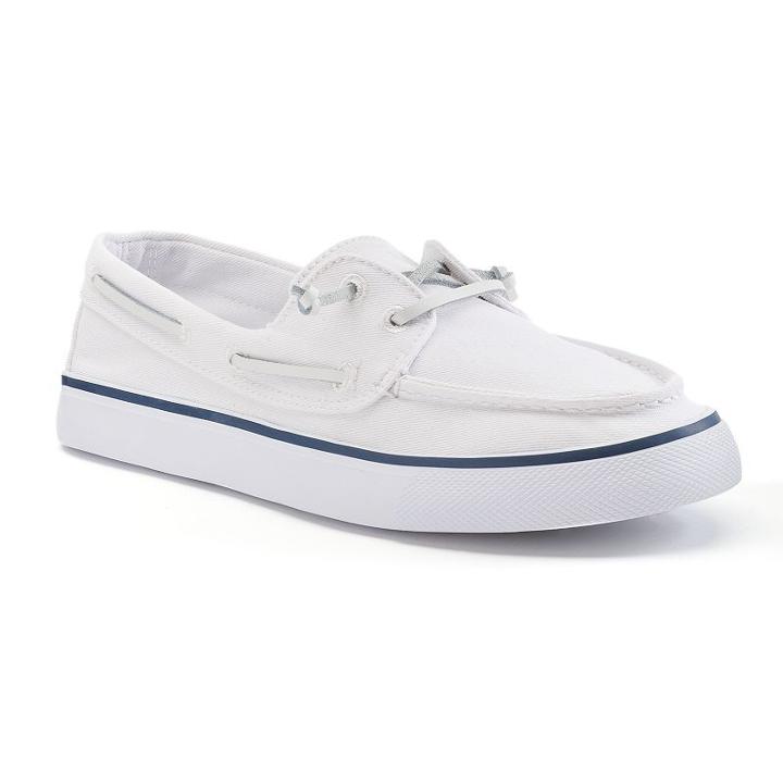 Sonoma Goods For Life&trade; Women's Boat Shoes, Size: 10, White