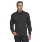 Men's Croft & Barrow&reg; Classic-fit Stretch Button-down Shirt, Size: Large, Dark Grey