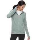 Juniors' So&reg; Zip-up Hoodie, Teens, Size: Xl, Med Green