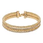 Napier Beaded Multi Row Bracelet, Women's, Gold