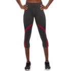 Women's Fila Sport&reg; Color Block Capri Leggings, Size: Xl, Light Grey