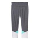 Girls 7-16 & Plus Size So&reg; Colorblocked Hem Capri Yoga Leggings, Girl's, Size: 16, Dark Grey