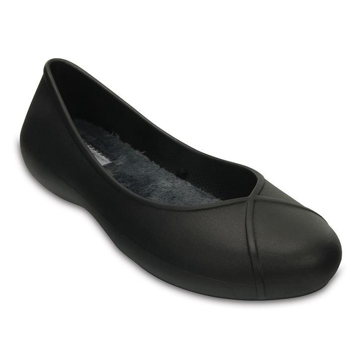 Crocs Olivia Ii Women's Lined Flats, Size: 11, Black
