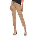 Women's Sonoma Goods For Life&trade; Zipper Accent Utility Capris, Size: 16, Med Brown