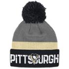 Reebok, Adult Pittsburgh Penguins Cuffed Pom Knit Hat, Grey
