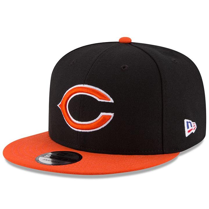 Men's New Era Chicago Bears 9fifty Flag Patch Snapback Cap, Ovrfl Oth