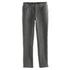 Girls 4-10 Jumping Beans&reg; Solid Full-length Leggings, Size: 6x, Grey