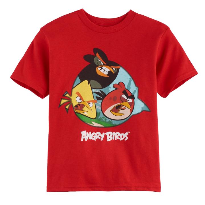 Boys 4-7 Angry Birds Graphic Tee, Size: 4, Red