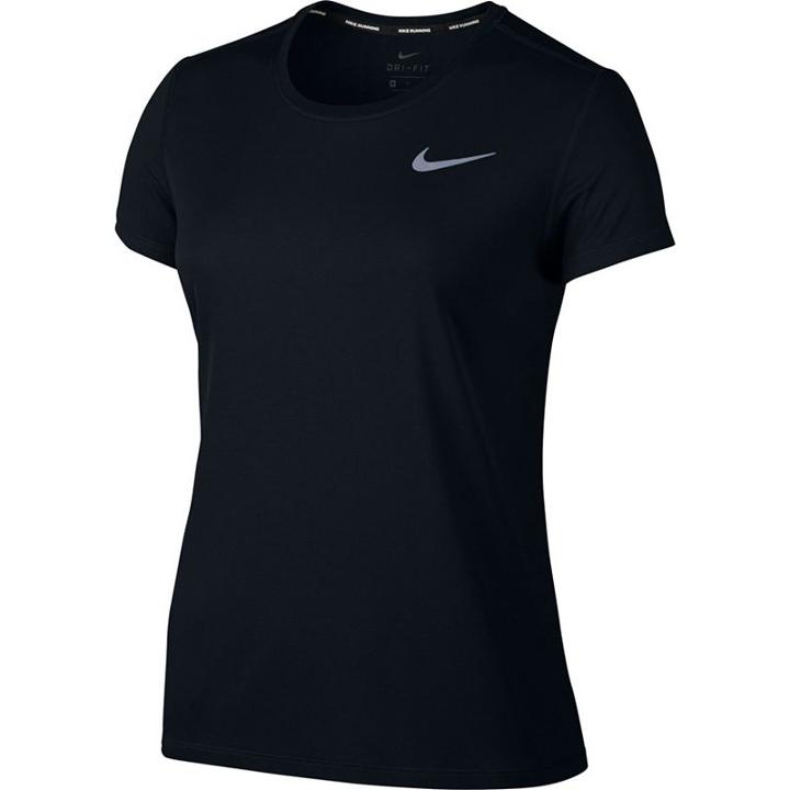 Women's Nike Breathe Rapid Running Top, Size: Medium, Grey (charcoal)