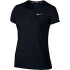 Women's Nike Breathe Rapid Running Top, Size: Medium, Grey (charcoal)