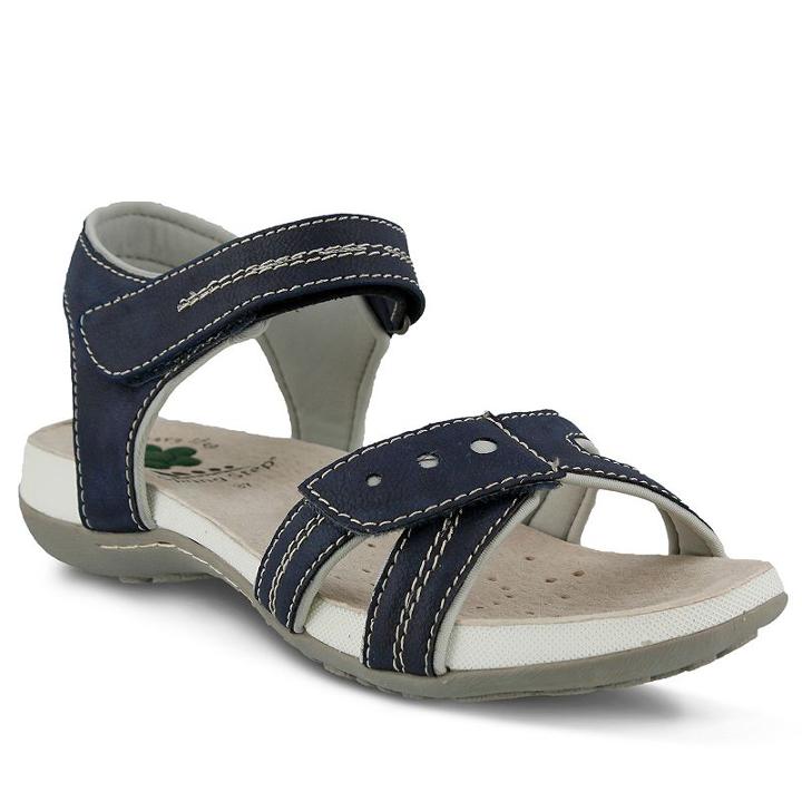Spring Step Maluca Women's Sandals, Size: 41, Blue (navy)