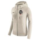 Women's Nike Ohio State Buckeyes Gym Vintage Hoodie, Size: Large, Natural