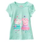 Girls 4-6 Peppa Pig Best Friends Graphic Tee, Girl's, Size: 6, Blue
