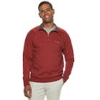 Men's Columbia Deschutes Rapids Fleece Quarter-zip Pullover, Size: Xxl, Med Red