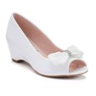 So&reg; Primrose Girls' Dress Wedges, Girl's, Size: 1, White