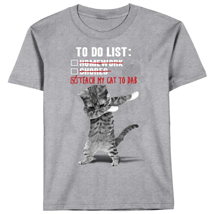 Boys 8-20 Cat Dab Tee, Size: Small, Med Grey