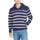 Big & Tall Chaps Classic-fit Striped Hoodie, Men's, Size: 3xl Tall, Blue (navy)