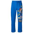 Men's Super Mario Bros. Characters Lounge Pants, Size: Large, Blue