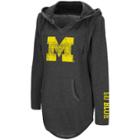 Women's Campus Heritage Michigan Wolverines Hooded Tunic, Size: Xl, Oxford