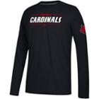 Men's Adidas Louisville Cardinals Linear Bar Tee, Size: Xl, Black