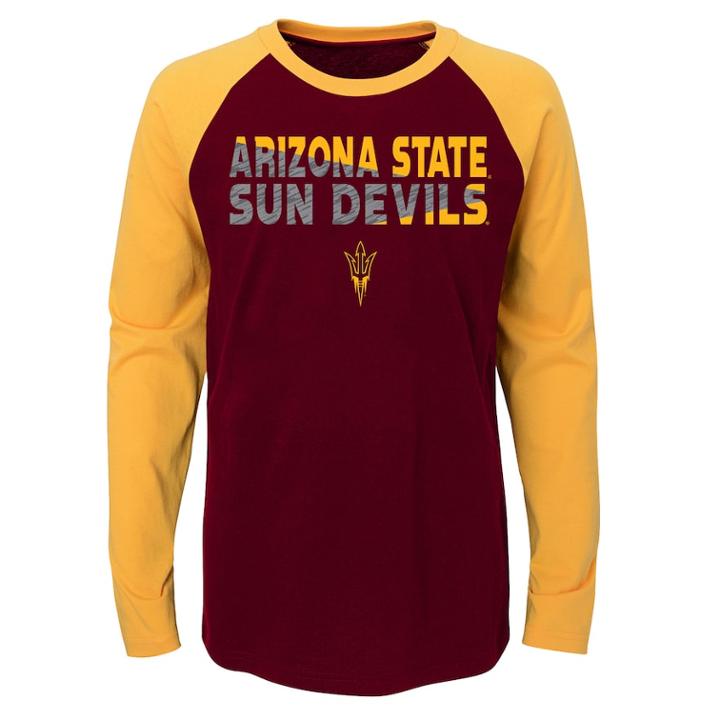Boys 4-18 Arizona State Sun Devils Flux Tee, Size: 6-7, Dark Red