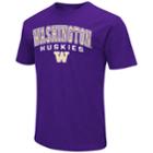 Men's Campus Heritage Washington Huskies Tee, Size: Medium, Drk Purple