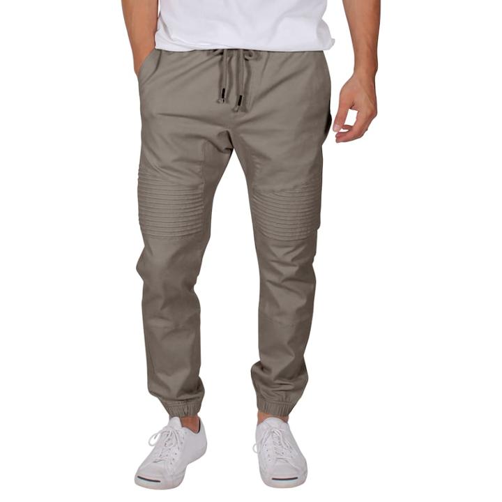Men's Rf By Retrofit Moto Twill Jogger Pants, Size: Medium, Dark Green