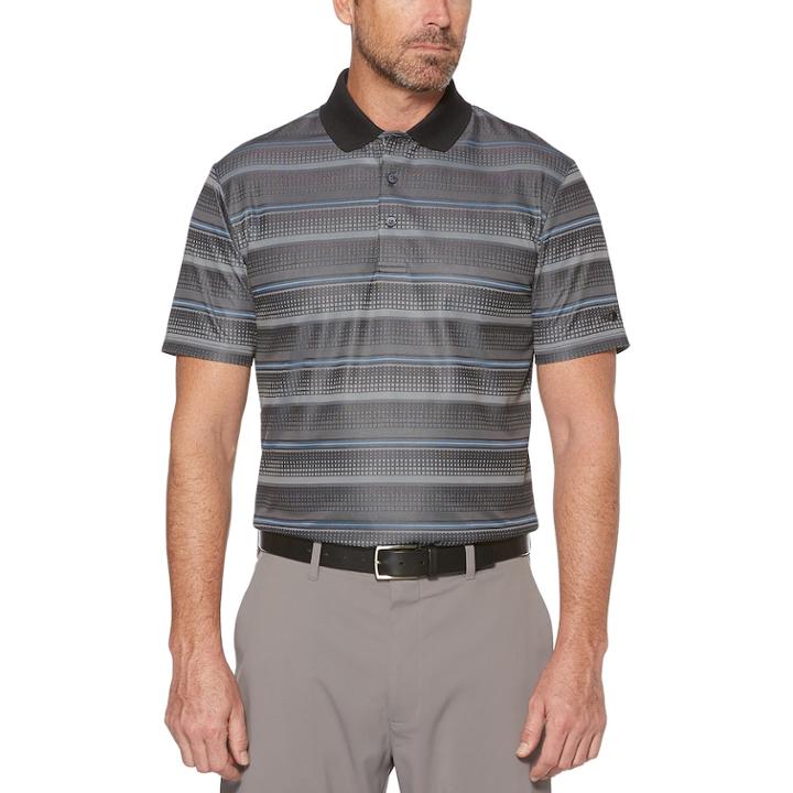Men's Grand Slam Motionflow Ombre Jacquard Performance Golf Polo, Size: Medium, Oxford
