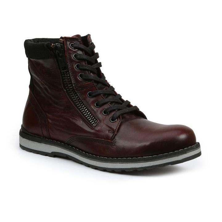 Gbx Dern Men's Casual Boots, Size: Medium (8.5), Dark Red