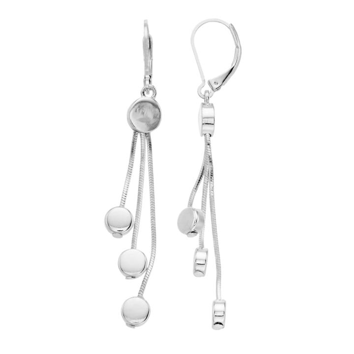 Napier Linear Drop Earrings, Women's, Silver