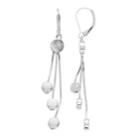 Napier Linear Drop Earrings, Women's, Silver