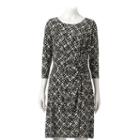 Petite Dana Buchman Printed Faux-wrap Dress, Women's, Size: S Petite, Dark Green