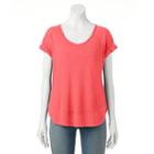 Women's Loramendi Roll Cuff Top, Size: Xs, Dark Red