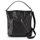 Mellow World Dayna Asymmetrical Hobo, Women's, Black