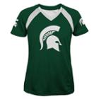 Girls 7-16 Michigan State Spartans Fashion Tee, Girl's, Size: L(14), Green Oth