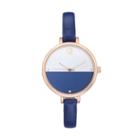 Women's Crystal Colorblock Watch, Size: Medium, Blue