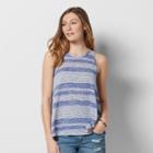 Women's Sonoma Goods For Life&trade; Swing Tank, Size: Large, Blue