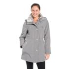 Women's Fleet Street Faux-fur-trimmed Anorak Jacket, Size: Xl, Grey