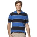 Big & Tall Chaps Classic-fit Striped Pique Polo, Men's, Size: 2xb, Blue