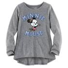 Disney's Minnie Mouse Girls 4-7 Ruffle Back High-low Tee By Jumping Beans&reg;, Girl's, Size: 5, Dark Grey