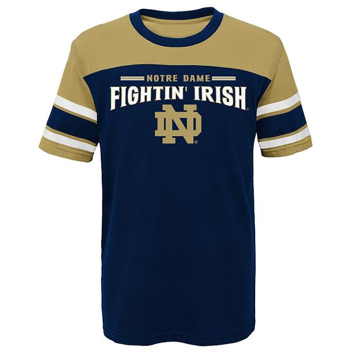 Boys 4-7 Notre Dame Fighting Irish Loyalty Tee, Size: L 7, Dark Blue