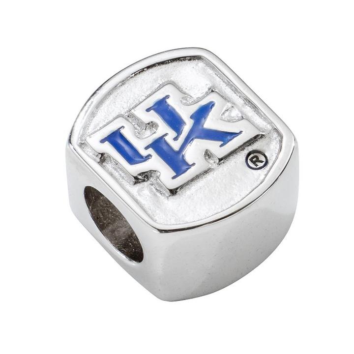 Logoart Kentucky Wildcats Sterling Silver Bead, Women's, Blue