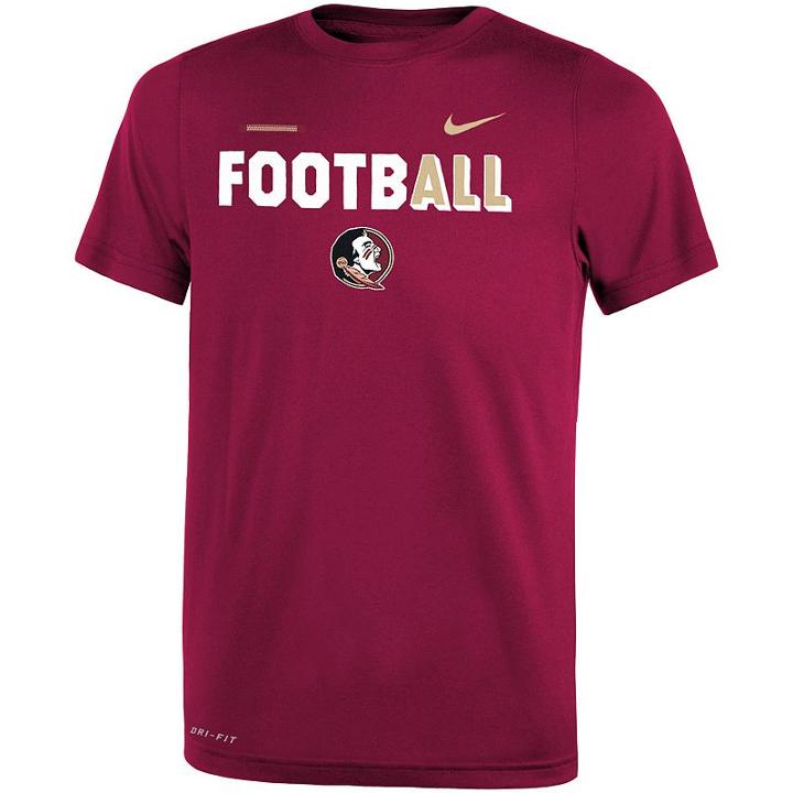 Boys 8-20 Nike Florida State Seminoles Legend Football Tee, Size: M 10-12, Red